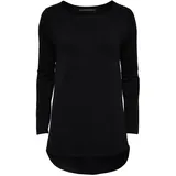 Damen Pullover Schwarz L