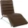 W.Schillig Relaxliege daily dreams Leder/Polyester 75 x 91 x 170 cm Braun mit Kissen