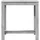 vidaXL Bartisch 102 x 50 x 103,5 cm Grau