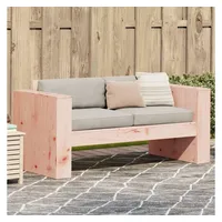 VidaXL Gartensofa 2-Sitzer 134x60x62 cm Massivholz Douglasie