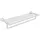 Brillantbad WHITE Handtuchablage Messing Weiß 550x120x265 mm für Bad & Küche >> zum Bohren