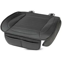 Walser Sitzauflage Auto Fernando, Qualitätssieger Sehr Gut*, Autositzauflage Vordersitze, Auto Sitzauflagen 1 Stück, Autositzschoner Vordersitz Kunst Leder, Autositzkissen Fahrersitz schwarz