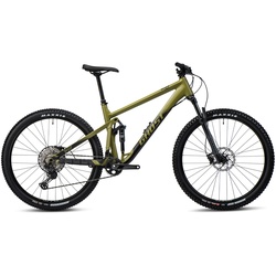Mountainbike GHOST „Riot Trail AL“ Fahrräder Gr. 42 cm, 27,5 Zoll (69,85 cm), grün Full Suspension