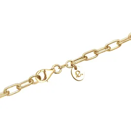 ELLI PREMIUM Kette ohne Anhänger »Halskette Basic Gliederkette Blogger Trend 925er Silber«