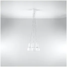 Sollux Diego 5-flg. 5xE27 90 cm weiß