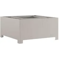 vidaXL Feuerstelle Quadrat Ø 30 cm Braun