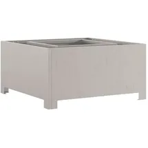 vidaXL Feuerstelle Quadrat Ø 30 cm Braun