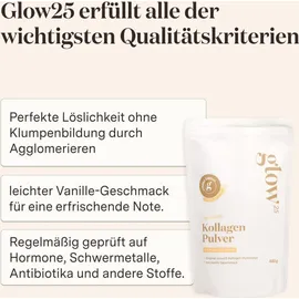 Glow25 Kollagen Pulver Vanille 450 g