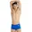 Badehose Mens Solid Blau 7