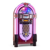 Auna Graceland XXL BT Stereoanlage (UKW/MW-Radiotuner) braun 54 cm x 104.5 cm x 29 cm
