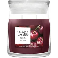 Yankee Candle Black Cherry mittelgroße Kerze 368 g