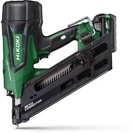 Hikoki Akku-Ankernagler 34° - 36 V, 38-64 mm Nägel, 2 Nägel/Sek., Brushless Motor, werkzeuglose Tiefeneinstellung, bis zu 900 Nägel pro Ladung, ohne Akku und Ladegerät, inkl. Aufbewahrungskoffer
