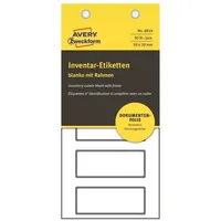 Avery Zweckform - 50x Inventaretiketten 50x20mm Dokumentenfolie abziehsicher Blanko