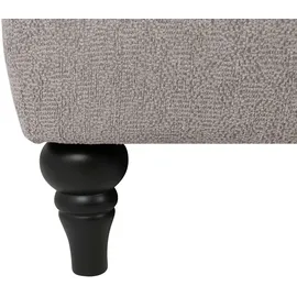 Soho Couch Flachgewebe 3-Sitzer Grau