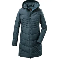 KILLTEC Damen Steppparka mit abzippbarer Kapuze - KOW 150 WMN QLTD PRK, petrol, 40, 37421-000