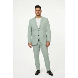 Jack & Jones PlusSize Anzug JPRFRANCO SUIT NOOS PLS (2-tlg) aus Polyester, Viskose und Elasthan, Slim Fit Passform, pflegeleicht grün 66