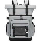 YOUNGOA Kühlrucksack Isoliert Auslaufsicher, Großer Erweiterbarer Wasserdichter Kühltasche Rucksack Thermischer Picknickrucksack für Herren & Damen