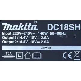 Makita DC 18 SH Ladegerät 14,4 V - 18 V