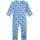 Sanetta Schlafoverall mit Klappfuß Traktor, blau, 80