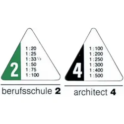RUMOLD Dreikantmaßstab Ingenieur 160-30-DIN