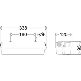Schuch LED-Notleuchte 131 1 grau