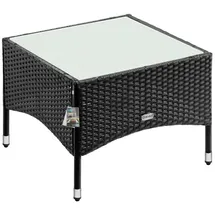 CASARIA Beistelltisch 58 x 58 x 42 cm schwarz