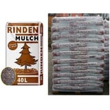 1 Palette Rindenmulch mit 57 Sack je 40 Liter = 2280 Liter