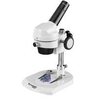 Bresser Junior Mikroskop Auflichtmikroskop mit 20-facher Vergößerung und stabilem Gehäuse aus Metall