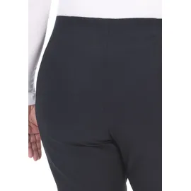KjBrand Schlupfhose "SUSIE Bengaline", Damen, Gr. 44 (22), K-Gr, blau (marine), Web, Obermaterial: 80% Viskose, 17% Polyamid, 3% Elasthan, gerade lang, Hosen Schlupfhose, Sommerhose mit Schlupfbund