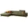 W.Schillig Ecksofa "piedroo, Designsofa mit tollem Sitzkomfort, bequem und elegant, L-Form", grün (camouflage z69), B:343cm H:70cm T:193cm, Longlife Xtra-Leder Z69: Das feinnarbige, gedeckte Softleder Z69 besticht durch seine außergewöhnliche Weichheit im trendigen