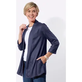 Classic Basics Blusenjacke CLASSIC BASICS, Damen, Gr. 48, marine, 100% Viskose, Jacken Blusenjacke