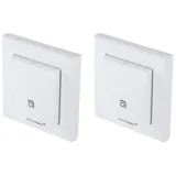 eQ-3 HOMEMATIC IP Smart Home 150181A0, Temp. und Luftfeucht. Sensor, 2 Stück