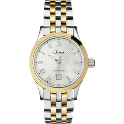 Sinn Damenuhren 456 St GG Perlmutt W 456.025 - perlmutt weiß,Stahl,gold - 28mm