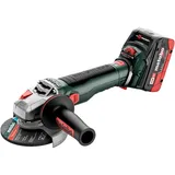 Metabo WVB 18 LT BL 11-125 Quick inkl. 2 x 5,5 Ah + metaBox 165 L