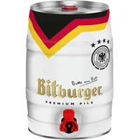 Bitburger Premium Pils 5 Liter Bierfass mit Zapfhahn, Pfandfrei