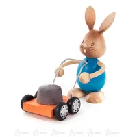 Großhandel Dregeno Hase Stupsi mit Rasenmäher Höhe = 110mm