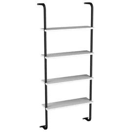VCM Insasi Bücherregal 64 x 20 x 150 cm Weiß