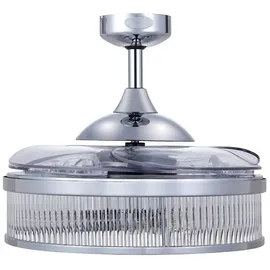 Fanaway Corbelle 122 cm Deckenventilator chrom/transparent