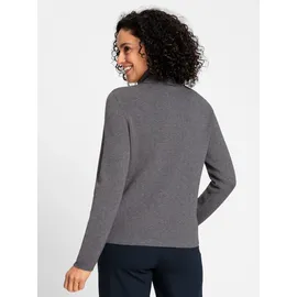 Inspirationen Strickpullover grau 54