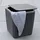 ALLIBERT Luzon Beistelltisch 39 x 39 cm anthrazit