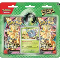 Pokémon Mega-Entwicklung Erhabene Helden: Erika Tangela 1 holografische Promokarte + 1 Münze + 2 Boosterpacks
