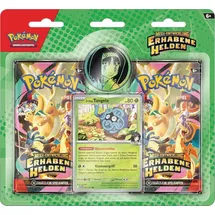 Pokémon Mega-Entwicklung Erhabene Helden: Erika Tangela 1 holografische Promokarte + 1 Münze + 2 Boosterpacks