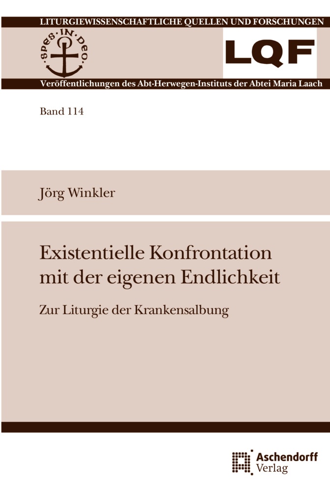 Existentielle Konfrontation Mit Der Eigenen Endlichkeit - Jörg Winkler  Gebunden