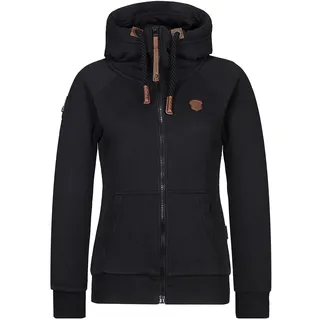 Naketano Damen Sweatjacke, Schwarz, S - S