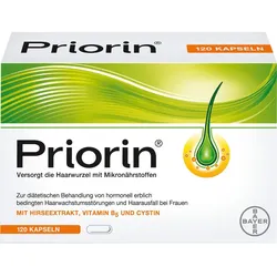 Bayer Vital Priorin Kapseln für Haarwachstum Haarausfall 120 ct Damen 