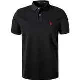 Polo Ralph Lauren Herren Polo-Shirt schwarz Slim Fit, schwarz, NOS