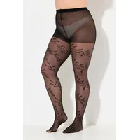 Ulla Popken Strumpfhose in schwarz | 62/64