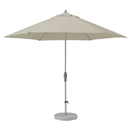 SUNCOMFORT by Glatz Sonnenschirm Shell-Turn, off grey, 330 cm rund, Gestell Aluminium, Bespannung Polyester, 7.1 kg