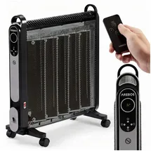 Arebos Mica Konvektor 2000 W Schwarz