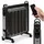 Arebos Mica Konvektor 2000 W Schwarz